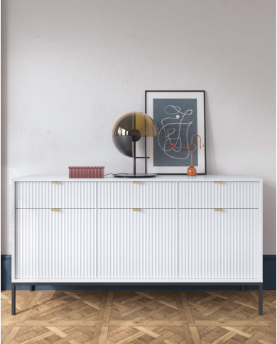 Toaletka, konsola Nova T104, szufladki, Biała/ Czarna rama, PIASKI Toaletka, konsola Nova T104, szufladki, Biała/ Czarna rama, PIASKI