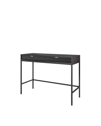 Toaletka, konsola Nova T104, szufladki, Czarna/ Czarna rama, PIASKI Toaletka, konsola Nova T104, szufladki, Czarna/ Czarna rama, PIASKI