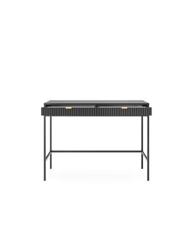 Toaletka, konsola Nova T104, szufladki, Czarna/ Czarna rama, PIASKI Toaletka, konsola Nova T104, szufladki, Czarna/ Czarna rama, PIASKI