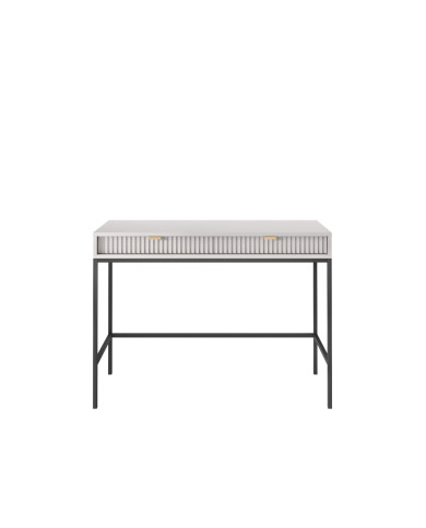 Toaletka, konsola Nova T104, szufladki, Szara/ Czarna rama, PIASKI