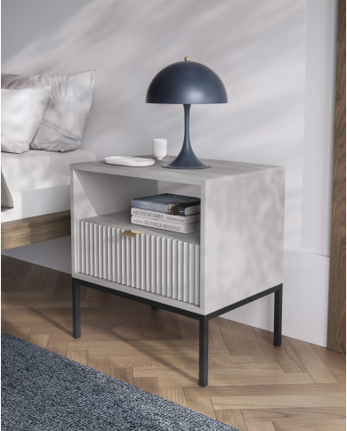 Toaletka, konsola Nova T104, szufladki, Szara/ Czarna rama, PIASKI Toaletka, konsola Nova T104, szufladki, Szara/ Czarna rama, PIASKI