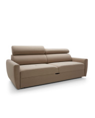 Sofa Borneo, funkcja spania, regulowane zagłówki, COMFORTEO