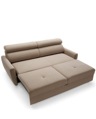 Sofa Borneo, funkcja spania, regulowane zagłówki, COMFORTEO