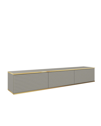 Szafka rtv Oro 175 MDF, drzwiczki, wisząca, Szara/ Złoty, PIASKI Szafka rtv Oro 175 MDF, drzwiczki, wisząca, Szara/ Złoty, PIASKI
