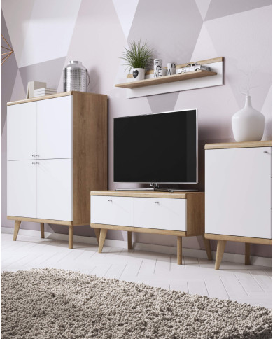 Stół prostokątny Primo PST140, rozkładany, drewniane nogi, 140-180/76/80 cm, Biały /Dąb riviera, PIASKI Stół prostokątny Primo PST140, rozkładany, drewniane nogi, 140-180/76/80 cm, Biały /Dąb riviera, PIASKI