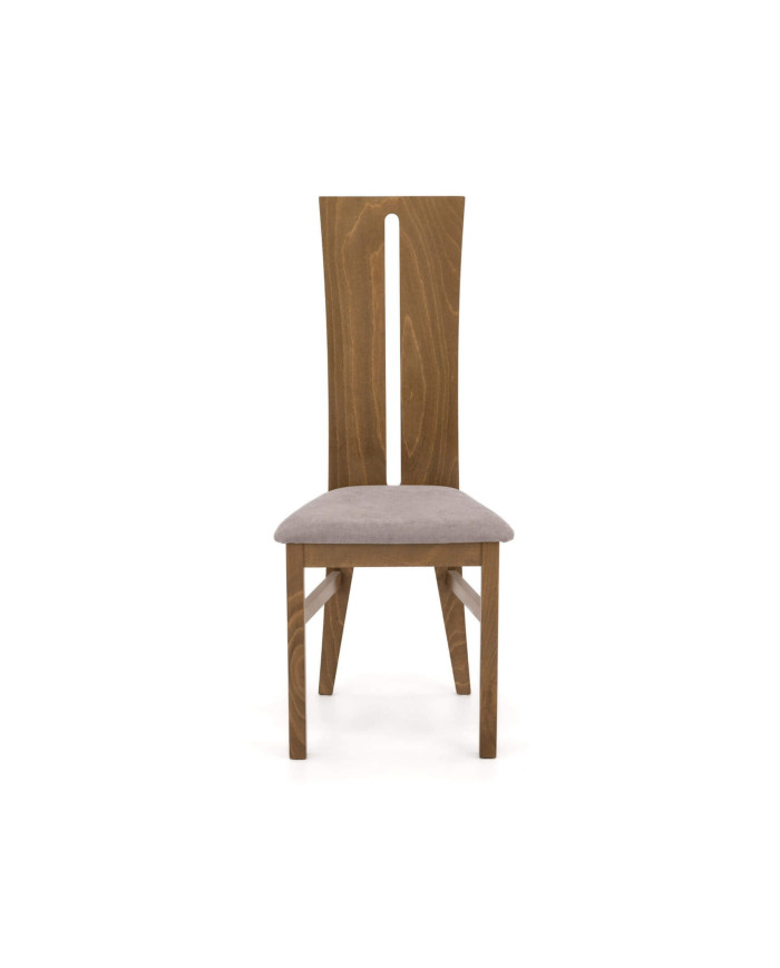 Krzesło Andre 1, drewniane, tapicerowane siedzisko, Femix