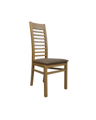 Krzesło Eryka, drewniane, tapicerowane siedzisko, Femix