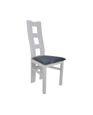 Krzesło Fila Niska, drewniane, tapicerowane siedzisko, Femix