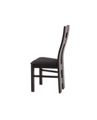 Krzesło Fila Nowa, drewniane, tapicerowane siedzisko i oparcie, Femix