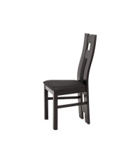 Krzesło Fila Nowa, drewniane, tapicerowane siedzisko i oparcie, Femix