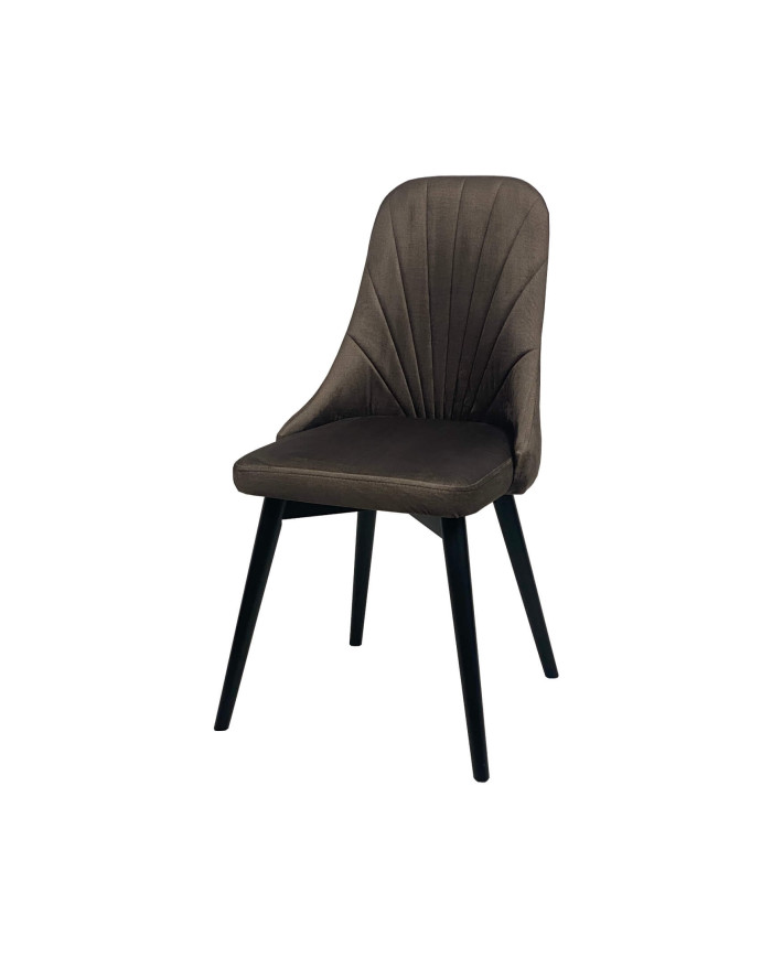 Krzesło Gaja, drewniane, tapicerowane siedzisko i oparcie, Femix