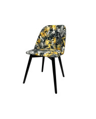 Krzesło Gusto 1, drewniane, tapicerowane siedzisko i oparcie, Femix