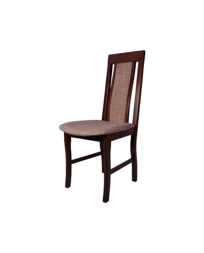 Krzesło Jacek, drewniane, tapicerowane siedzisko i oparcie, Femix