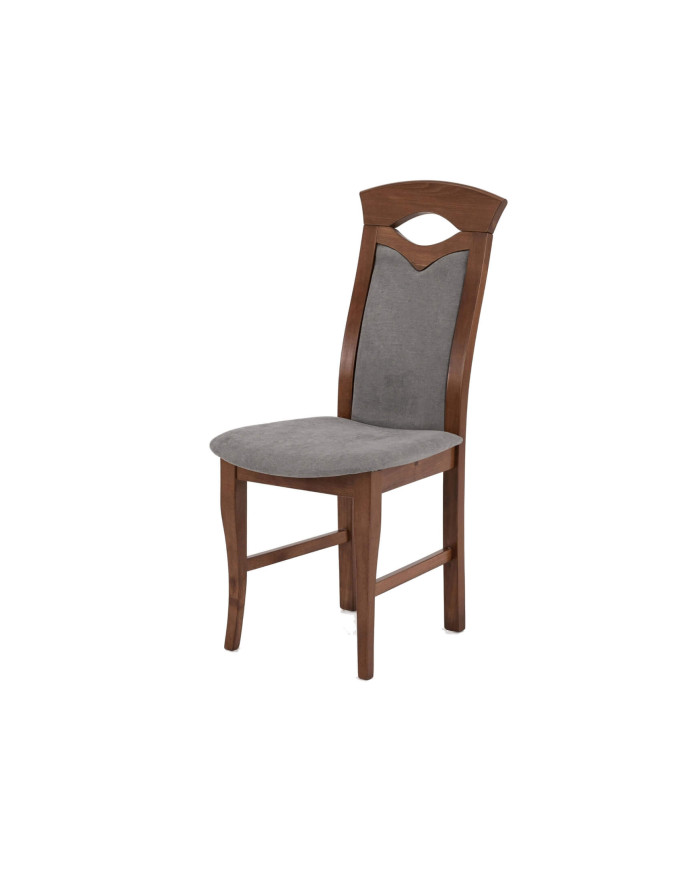 Krzesło Kamil, drewniane, tapicerowane siedzisko i oparcie, Femix