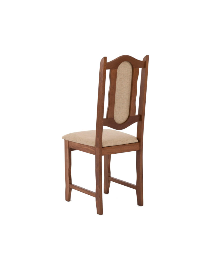 Krzesło KP10, drewniane, tapicerowane siedzisko i oparcie, Femix