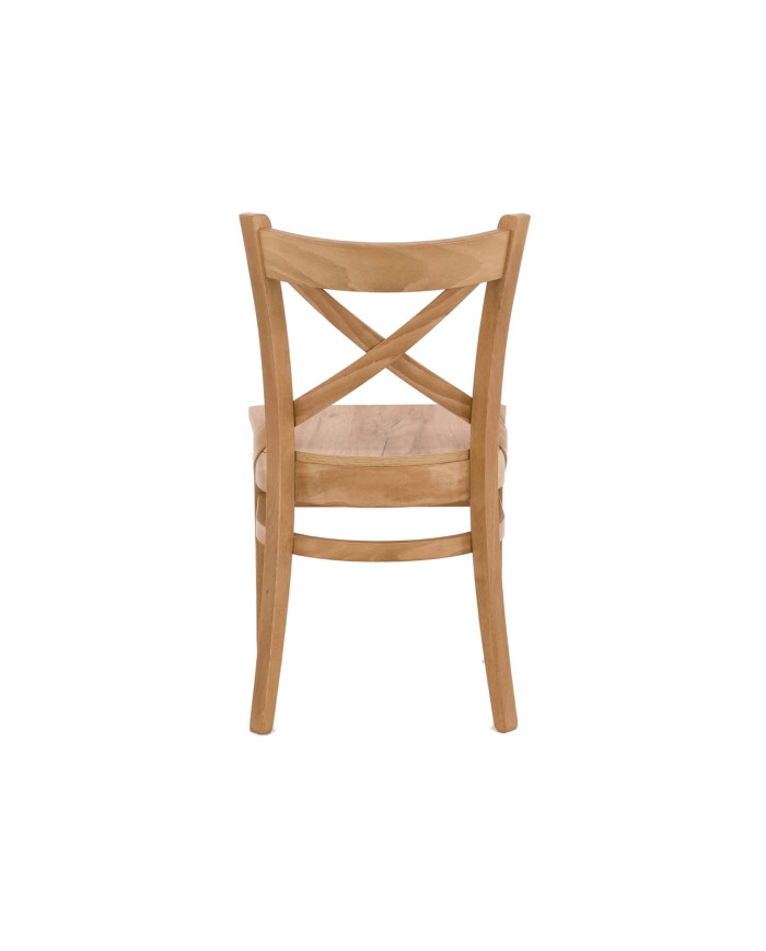 Krzesło Krzyżak Nowy, drewniane, Femix