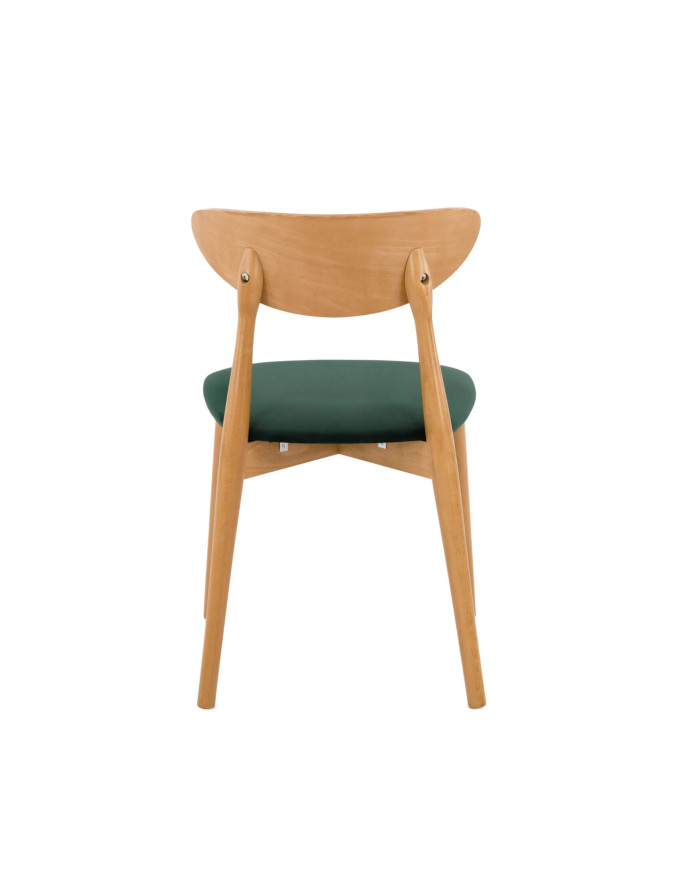 Krzesło Luis, drewniane, tapicerowane siedzisko, Femix