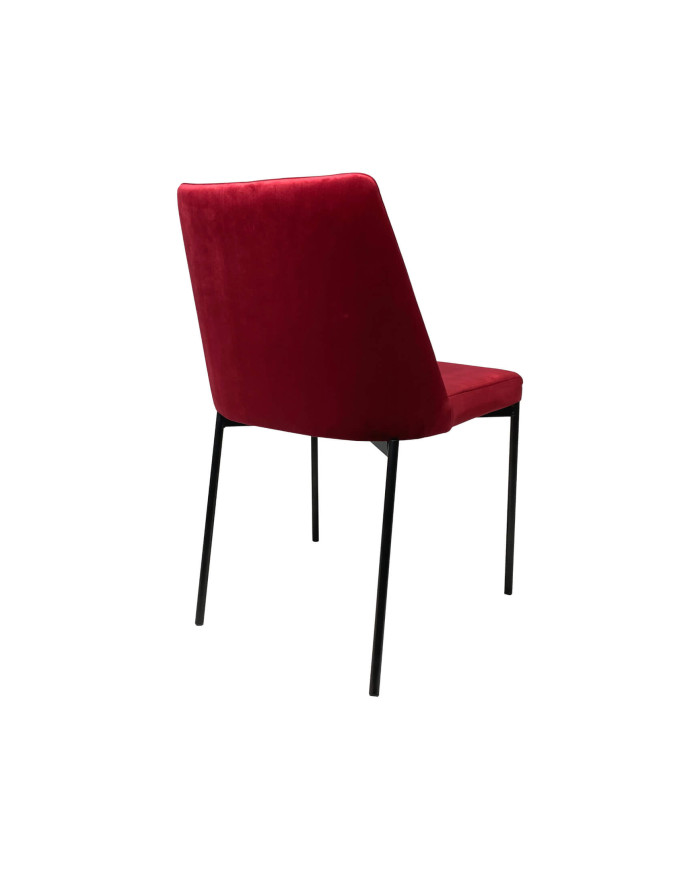 Krzesło Luka, metalowe, tapicerowane siedzisko i oparcie, Femix
