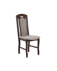 Krzesło Łuk, drewniane, tapicerowane siedzisko i oparcie, Femix