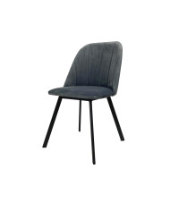 Krzesło Maja 1, metalowe, tapicerowane siedzisko i oparcie, Femix