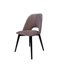 Krzesło Maja 2, drewniane, tapicerowane siedzisko i oparcie, Femix
