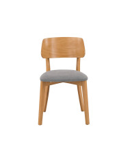 Krzesło Malmo, drewniane, tapicerowane siedzisko, Femix