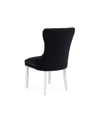 Krzesło Matrix, drewniane, tapicerowane siedzisko i oparcie, Femix