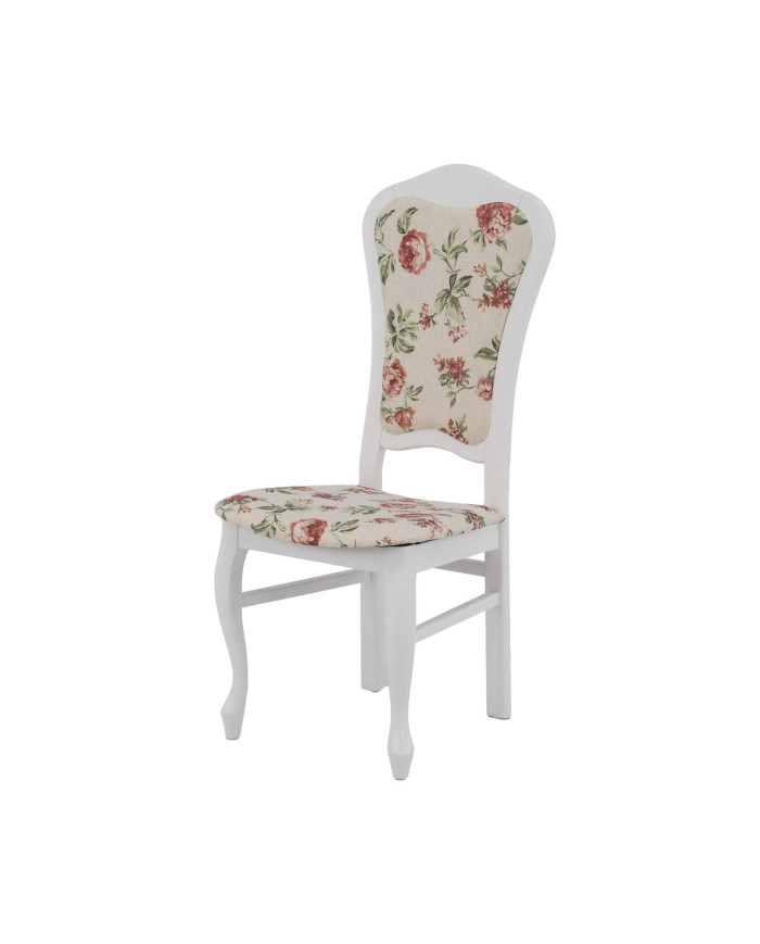 Krzesło Natalia, drewniane, tapicerowane siedzisko i oparcie, Femix