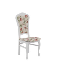 Krzesło Natalia, drewniane, tapicerowane siedzisko i oparcie, Femix