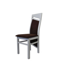 Krzesło Piotr, drewniane, tapicerowane siedzisko i oparcie, Femix