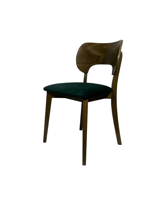 Krzesło Porto, drewniane, tapicerowane siedzisko, Femix