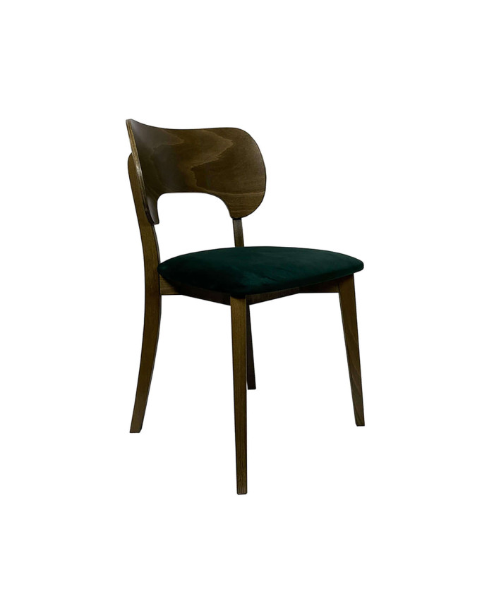 Krzesło Porto, drewniane, tapicerowane siedzisko, Femix