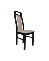 Krzesło Romano, drewniane, tapicerowane siedzisko i oparcie, Femix