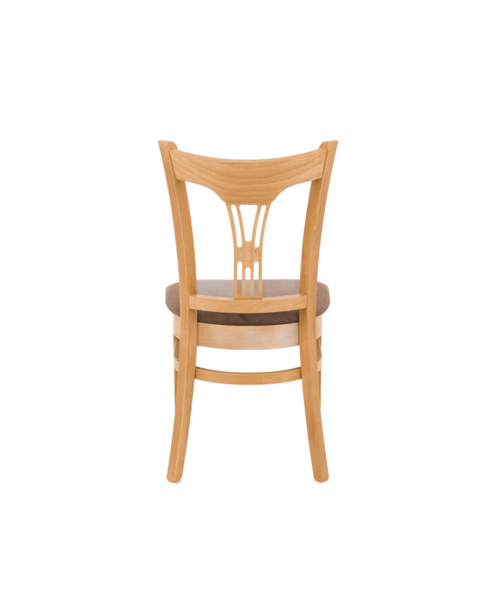 Krzesło Roxi, drewniane, tapicerowane siedzisko, Femix