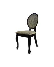 Krzesło Sofia, drewniane, tapicerowane siedzisko i oparcie, Femix