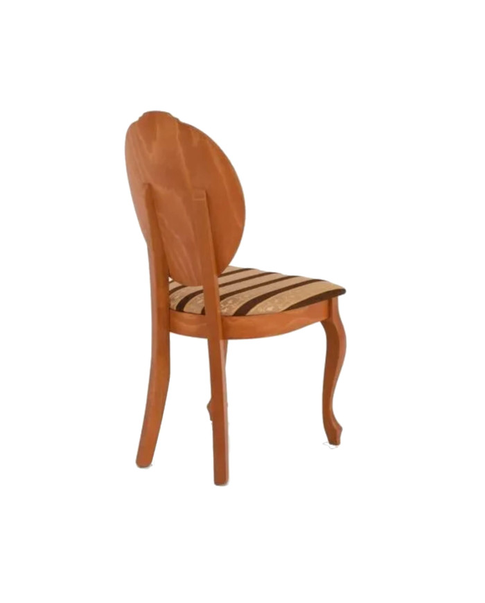 Krzesło Sofia, drewniane, tapicerowane siedzisko i oparcie, Femix