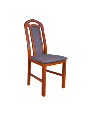 Krzesło W3, drewniane, tapicerowane siedzisko i oparcie, Femix