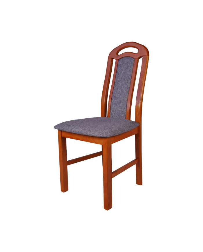 Krzesło W3, drewniane, tapicerowane siedzisko i oparcie, Femix