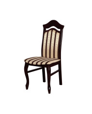 Krzesło Wojtek, drewniane, tapicerowane siedzisko i oparcie, Femix