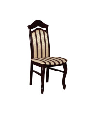 Krzesło Wojtek, drewniane, tapicerowane siedzisko i oparcie, Femix