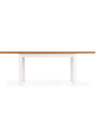 Stół Tiago 2, rozkładany, dąb craft/biały, 140-220/80/77 cm
