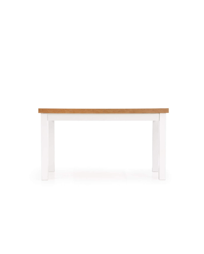 Stół Tiago 2, rozkładany, dąb craft/biały, 140-220/80/77 cm