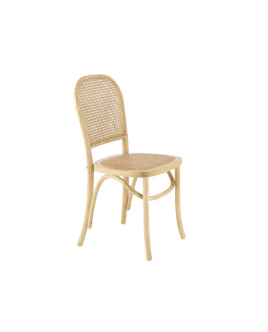 Krzesło skandynawskie K502, rattan naturalny, drewniane, HALMAR Krzesło skandynawskie K502, rattan naturalny, drewniane, HALMAR