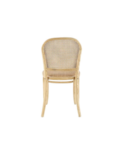 Krzesło skandynawskie K502, rattan naturalny, drewniane, HALMAR Krzesło skandynawskie K502, rattan naturalny, drewniane, HALMAR