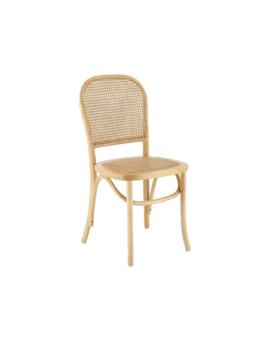 Krzesło skandynawskie K502, rattan naturalny, drewniane, HALMAR Krzesło skandynawskie K502, rattan naturalny, drewniane, HALMAR