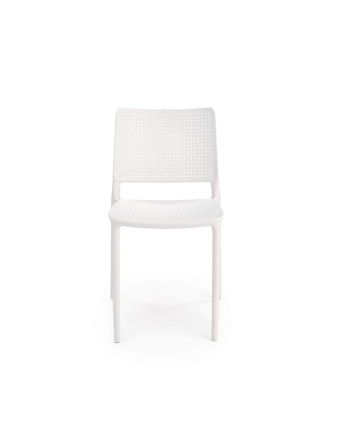 Krzesło K514, polipropylen, biały