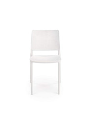 Krzesło K514, polipropylen, biały