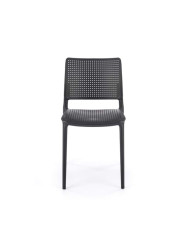 Krzesło K514, polipropylen, czarny