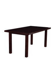 Stół nr 2 Fornir, prostokąt, rozkładany, drewniane nogi, 140-180/77/80 cm, FEMIX