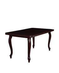 Stół nr 3 Fornir, zaowalony, rozkładany, drewniane nogi Ludwik, 140-180/77/80 cm, FEMIX